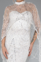 Abendkleid Lang Weiß ABU4517