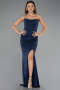 Abschlusskleid Lang Marineblau ABU5389