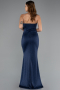 Abschlusskleid Lang Marineblau ABU5389