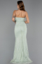 Abendkleid Lang Spitze Minzgrün ABU5407
