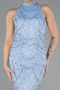 Eisblau Abendkleid Lang ABU4791