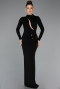 Abendkleid Lang Schwarz ABU5430
