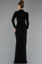 Abendkleid Lang Schwarz ABU5430