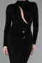 Abendkleid Lang Schwarz ABU5430