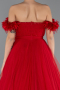Abendkleid Lang Rot ABU5432