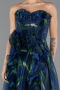 Abschlusskleid Lang Marineblau ABU5441