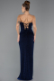 Abschlusskleid Lang Marineblau ABU5445