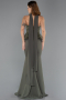 Abendkleid Lang Chiffon Khaki ABU5457