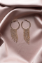 Gold-Altrosa Ohrschmuck UK555