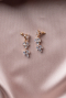 Ohrschmuck Gold-Altrosa UK932