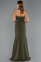 Abendkleid Lang Khaki ABU5476