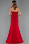 Abendkleid Lang Rot ABU5476