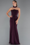 Abendkleid Lang Violett dunkel ABU5476