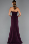 Abendkleid Lang Violett dunkel ABU5476