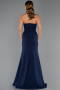 Abendkleid Lang Marineblau ABU5476