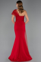 Abendkleid Lang Rot ABU4969