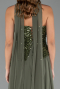 Abendkleid Lang Chiffon Khaki ABU5486