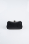 Abendtasche Gemustert Schwarz SH855