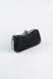 Abendtasche Gemustert Schwarz SH855