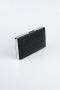 Abendtasche Gemustert Schwarz SH859