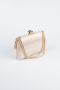 Abendtasche Laserschnitt Gold SH860
