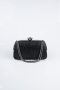 Abendtasche Laserschnitt Schwarz SH860