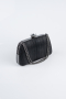 Abendtasche Laserschnitt Schwarz SH860