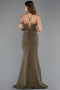 Abendkleid Lang Khaki ABU5506
