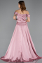 Abendkleid Lang Satin Puder ABU5507