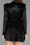 Abendkleid Kurz Schwarz ABK2480