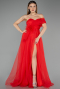 Abendkleid Lang Rot ABU5528