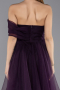 Abendkleid Lang Violett dunkel ABU5528