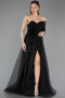 Abendkleid Lang Schwarz ABU5528