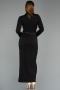 Partykleid Midi Schwarz ABK2485