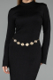 Partykleid Midi Schwarz ABK2485
