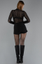 Bluse Spitze Schwarz MY1441
