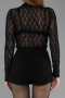 Bluse Spitze Schwarz MY1441
