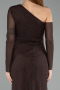 Partykleid Midi Steinbesetzt Braun ABK2493