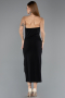 Partykleid Midi Schwarz ABK2495