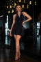 Partykleid Mini Schwarz ABK2490