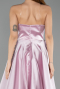 Abendkleid Lang Satin Puder ABU5541