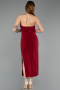 Partykleid Midi Weinrot ABK2495
