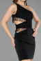 Partykleid Kurz Schwarz ABK2500