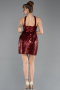Weinrot Partykleid Mini ABK2201