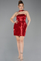 Rot Partykleid Mini ABK2201