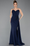 Abendkleid Lang Marineblau ABU5558