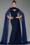 Abendkleid Lang Marineblau ABU5558