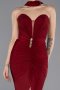 Abendkleid Lang Weinrot ABU5561