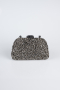 Abendtasche Verputz Platin SH839