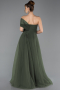 Abendkleid Lang Khaki ABU5528